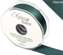 Green Eleganza 25mm Satin Ribbon 20M
