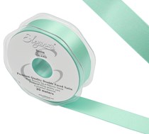 Mint Green Eleganza 25mm Satin Ribbon 20M