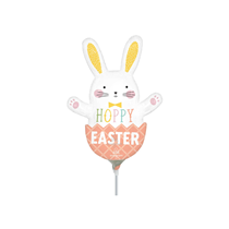 Hoppy Easter Bunny Mini Shape Foil Balloon