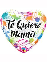 Te Quiero Mama Mother's Day 18" Heart Foil Balloon