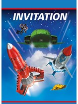 Thunderbirds Party Invitations & Envelopes 8pk