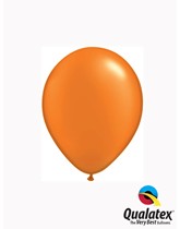 Qualatex Pearl 5" Mandarin Orange Latex Balloons 100pk