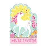 Magical Unicorn Postcard Invites 8pk