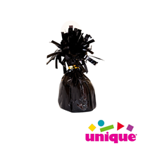 Unique Party Black Foil Tassle Balloon Weight