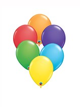 Bright Rainbow Asst. Colour 5" Latex Balloons 100pk