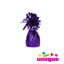 Unique Party Purple Foil Tassle Balloon Weight