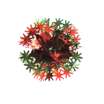 Christmas Green & Red Decoration Foil Star