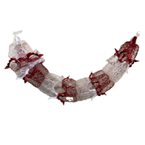 Christmas Red & White Decoration Large Foil Garland