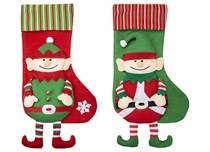 Christmas Elf Stockings 54cm