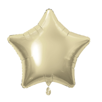 Single 20" Gold Star Shaped Foil Balloon