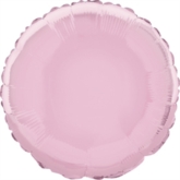 Single 18" Pastel Pink Circular Foil Balloon