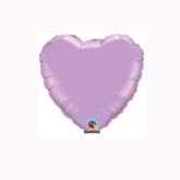 Pearl Lavender 4" Heart Foil Balloon