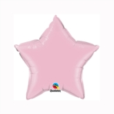 Pearl Pink 9" Star Foil Balloon