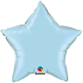 Pearl Light Blue 20" Star Foil Balloon