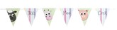 Farmyard Party Paper Flag Banner 9ft