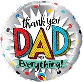 Thank You Dad 18" Foil Balloon
