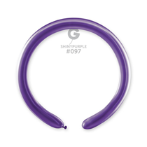 Gemar Shiny Purple 260 Modelling Balloons 50pk