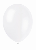 Unique Party 12" Linen White Latex Balloons 50pk