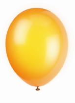 12" Citrus Orange Latex Balloons - 50pk