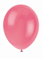 12" Candy Pink Latex Balloons - 50pk