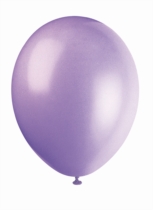 12" Lilac Lavender Latex Balloons - 50pk