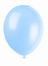 12" Cool Blue Latex Balloons - 50pk