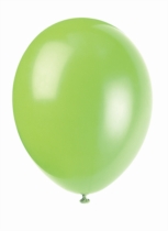12" Neon Lime Latex Balloons - 50pk