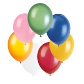 Assorted Colour 12" Latex Balloons - 50pk