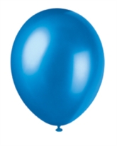 12" Cosmic Blue Pearlized Latex Balloons - 50pk