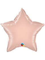 Rose Gold 20" Foil Star Balloon Packaged