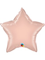 Rose Gold 20" Star Foil Balloon Unpackaged