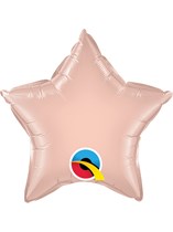 Rose Gold 9" Star Foil Balloon Unpackaged