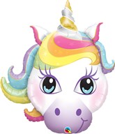 Magical Unicorn Head 38" Foil Balloon