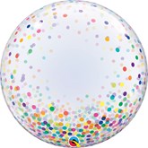 Colourful Printed Confetti 24" Deco Bubble