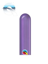 260Q Qualatex Chrome Purple Latex Balloons 100pk