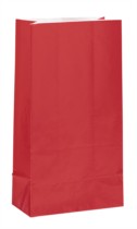 Red Paper Sweet Bags 12pk
