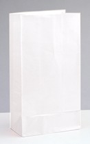 White Paper Sweet Bags 12pk