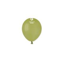 Gemar Standard Olive 5" Latex Balloons 100pk