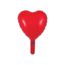 Oaktree Red 9" Heart Foil Balloon 