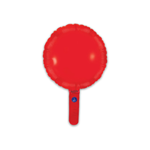 Oaktree Red 9" Round Foil Balloon (air fill)