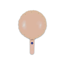  Oaktree Matt Nude 9" Round Foil Balloon (air fill)