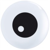 5" Eyeball (Top Print) Latex Balloons - 100pk