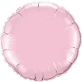 Pearl Pink 18" Round Foil Balloon