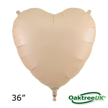 Oaktree Nude 36" Heart Foil Balloon