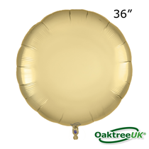 Oaktree Pure Gold 36" Round Foil Balloon