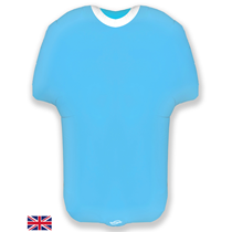Football Shirt Light Blue 24" Foil Shape Balloon