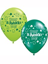 Happy St Patrick's Day 11" Latex Balloons 25pk