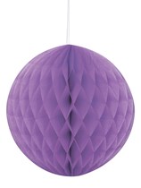 Pretty Purple Hanging Honeycomb Decoration