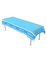 Baby Shower Blue Plastic Tablecover