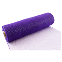 Eleganza Purple Deco Mesh 25cm x 9.1m (10yds)